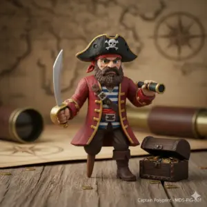 Piratenfigur „Captain Polyprint“